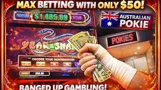 Aussie pokies)“Wrist Injury, Still Max Betting!” please!!!!