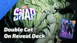 White Tiger Black Panther double cat on Reveal Deck - Marvel SNAP Gameplay & Deck Highlight