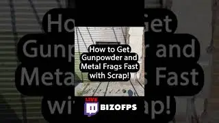 Rust - How to get Gunpowder and Metal Frags Fast with Scrap! #shorts #rust #rustpvp