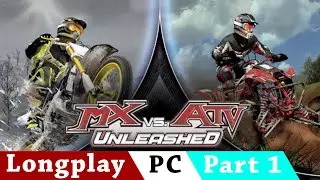 MX vs. ATV Unleashed [Part 1/5] | No Commentary Longplay | ENG | PC