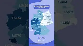 Durchschnittsrente in Deutschland nach Bundesl&auml;ndern 👴👵 #rente