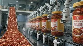 Inside a Modern Lao Gan Ma Factory: From Farm to Spicy Chili Crisp (Full Process)