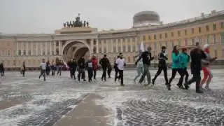 Русская Пробежка Санкт Петербург 23 02 2017
