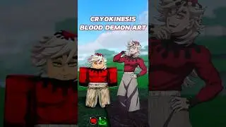 Cryokinesis BDA SHOWCASE (Weak Legacy 2) #roblox #demonslayer #hungergamestiktok
