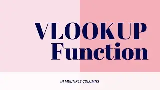 Vlookup in multiple columns | Excel Tips & Tricks 😉