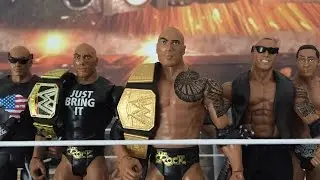 WWE Mattel The Rock Champions Kmart Fan Central Wrestlemania XXX wrestling figure review & 32 review