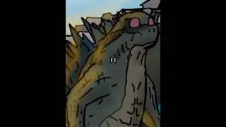 Godzilla 2021 vs ￼Godzilla 2014 (triangle vs monkey)￼ #edit #battle