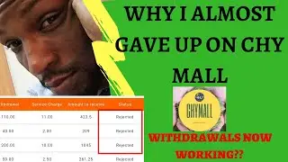 CHY MALL- Withdrawal Now Working?