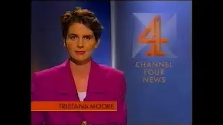 Channel 4 Continuity into the News 1997