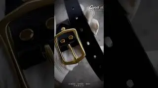 Simple brass buckle and durable full grain buffalo leather. Custom and handmade in Malaysia 🇲🇾
