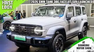 2026 GWM Tank 300 Facelift Launched At Auto Shanghai 2025 - Full Interior Exterior