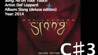 The vocal range of Joe Elliott