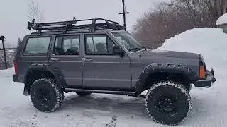 Лифт подвески Jeep Cherokee XJ.