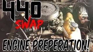 1975 Dodge Dart 440 Engine Swap Preperations