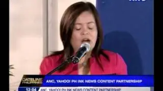 ANC, Yahoo PH enter into content partnership