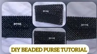 DIY: TUTORIAL OF HOW TO MAKE THIS STUNNING BEADED PURSE @Portionevents #viralvideo