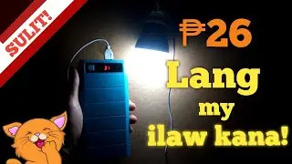 Murang powerbank emergency usb light bulb - Practical unboxing