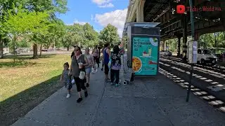 Bronx Walk NYC [4K HDR] &ndash; Indian Village to Lydig Ave & White Plains Road, June 29-2024