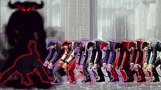 [KOF Mugen] Yagevil Vs 8 Orochi Iori Team