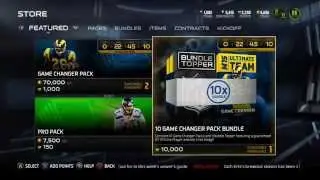 Madden Ultimate Team 15: Game Changer Packs/Bundle | Pulling Elites