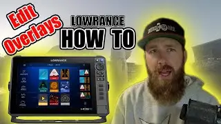 Lowrance Settings | Edit Overlay | Add DEPTH TEMP & TIME