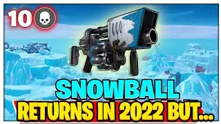 Fortnite Winterfest 2022 New Update SnowBall Launcher Returns But its...