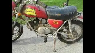 1972 Honda SL70 K1 motorcycle Hutchins