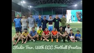 R Media studio Tour, With ECC Football Practice