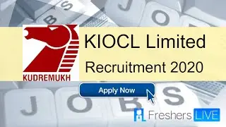 KIOCL JOB NOTIFICATION 2020