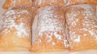 Нереально вкусные пирожные из слоёного теста из заварного крема. 2024