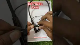 Neck band KDM A3 KGF New model 2025 wireless earphone 2025