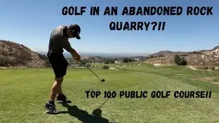 Front 9 at OAK QUARRY Golf Club (golf in an abandoned rock quarry!?!) Ep:06 pt.1