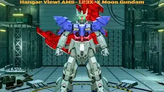 GBO2: Hangar View! AMS-123X-X Moon Gundam (Standard Colors)