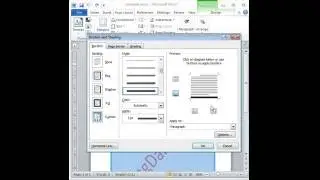 border of header footer
