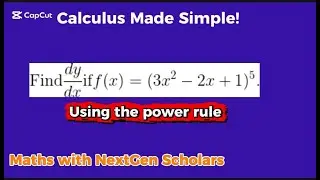 Differentiation Using the Chain Rule &ndash; (Power Rule Inside a Composite Function)