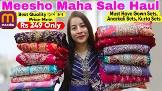 I Tried MEESHO Best Selling Wedding Kurta/Kurti Set/Cord Set Haul Starting 249😍Honest Review #meesho