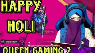 Happy Holi All friends / pubg mobile / Queen Gaming2