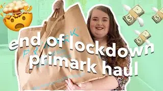 END OF LOCKDOWN PRIMARK HAUL | clothes, shoes and more | plus size try on haul | 2021