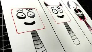 в новом Incredibox: персонаж Спрунки из мультсериала &laquo;Numberblocks&raquo; (девятнадцать): с 1 по 3 этап.
