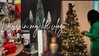 Decorating the dining room and foyer for Christmas + resetting the kitchen | Days in my life vlog