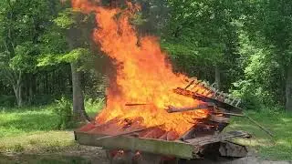 ALL UP IN FLAMES! #flames #bigflames #bigfire #fire #controlledfire #pyromaniac #pyro #burnpile