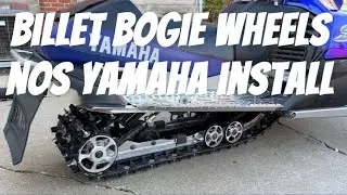 Installing Yamaha Genuine Billet Aluminum Bogie Wheels on my 2003 Yamaha Viper 700 