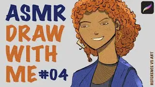 [ ASMR ] DRAW WITH ME ON PROCREATE DIGITAL ART | Random Pinterest Reference #004 