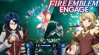 Alear VS Citrinne + Alcryst VS Ike (Fire Emblem Engage Training Gameplay) [No Audio]