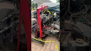 RAM 1500 ENGINE REMOVAL 👀 (BUILD #7) #automobile #ram1500 #engine #countrymusic