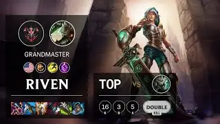 Riven Top vs Rengar - NA Grandmaster Patch 11.24b