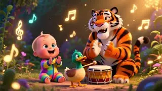 Learn ABCs with Tiger 🐯🎶 Fun Kids Song | Alphabet Adventure