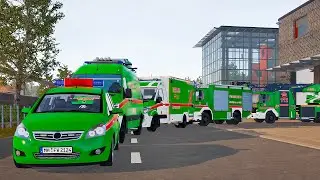 Green Emergency Call 112 &ndash; Bonn Police & All Firefighters Rapid Response! 🟢🚓🚒 4K Ultra