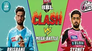 Highlights |Brisbane Heat vs Sydney Sixers| 24th Match |BBL |ArsalanSportsStudio 