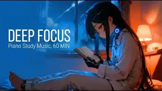 Starlit Syntax & Felt Keys 🌙 Late Night Study with Android Girl [1 Hour] 深夜の静寂とピアノ。眠れない夜のBGM 🎹